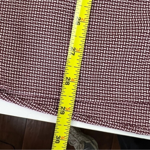 Men's Ted Baker Burgundy Casual Button up Up Shirt - Picture 8 of 8